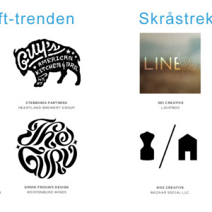 Trender for logodesign i 2013